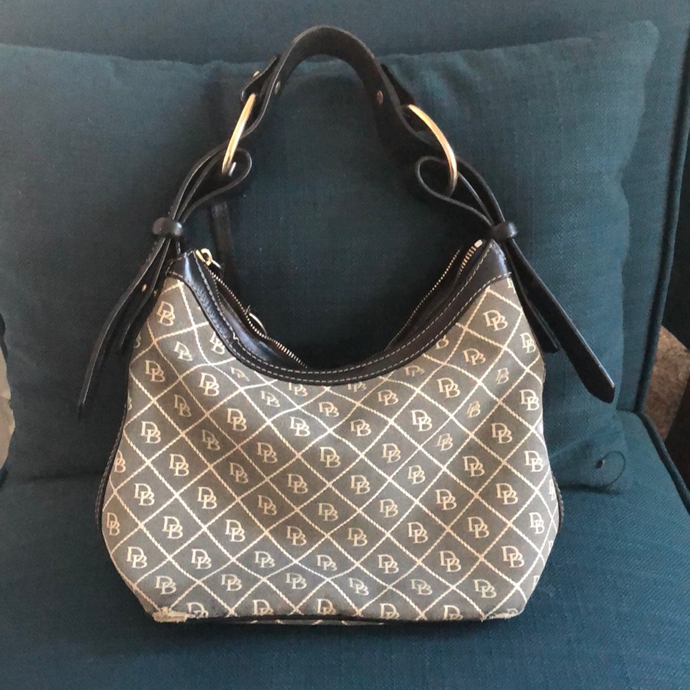 Authentic Dooney and Bourke monogram handbag